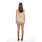Exquisite 2025 New style Custom Logo Boat neckline Woman's Sleeveless Womna's Mini Dress
