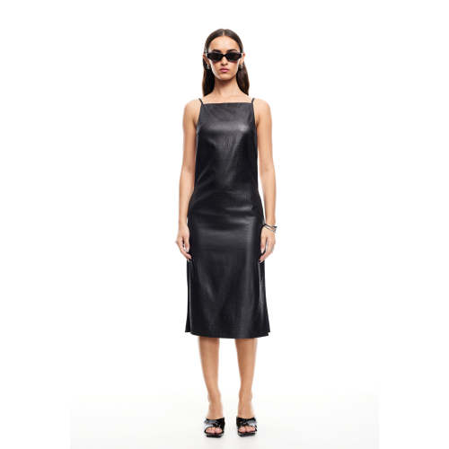 Customized High quality Camisole Sleeveless Backless Side split Woman's Midi Dress