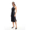 Customized High quality Camisole Sleeveless Backless Side split Woman's Midi Dress