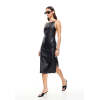 Customized High quality Camisole Sleeveless Backless Side split Woman's Midi Dress