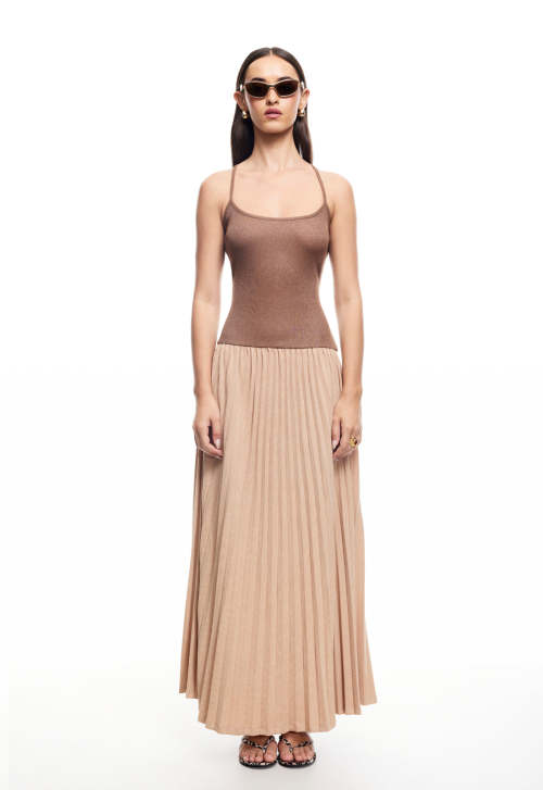 2025 Camisole High quality Custom Logo Sexy Elegant Dress Backless Woman's Midi Dress