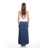 2025 Camisole High quality Custom Logo Sexy Elegant Dress Backless Woman's Midi Dress