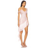 Elegant  V-neck Sexy Camisole Backless Exquisite Fashionable Woman's Midi Dress