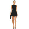 Fashionable Hot Selling Sleeveless Slim fit Flattering Design Black Women Mini Dress