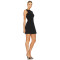 Fashionable Hot Selling Sleeveless Slim fit Flattering Design Black Women Mini Dress