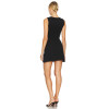 Fashionable Hot Selling Sleeveless Slim fit Flattering Design Black Women Mini Dress