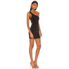 2025 New Design Custom Logo High quality One shoulder Back strap Woman's mini Dress