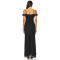 Hot Sale Elegant Romantic Stylish Backless Spaghetti Strap Ruffled Maxi Black Dress