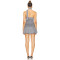 New Style High quality Customized Logo Halter Backless Sleeveless Woman's Mini Dress