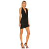 Woman's High quality Backless Deep v neck Halter neck Sleeveless Woman's Mini Dress