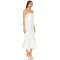 Elegant Strapless Three Dimensional Flower Embellishments Mermaid Silhouette  Midi Dress