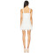 Sweet Exquisite Best selling Sling style White Lace Gold toned Buttons  Mini Dress for Women