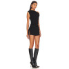 Hot Sale Fahionable Elegant Sexy One shoulder Drawstring Design Bodycon Women Mini dress