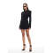 Ladies High quality Hot sale Customized Woman's Blazer style Button trims Mini Dress