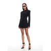 Ladies High quality Hot sale Customized Woman's Blazer style Button trims Mini Dress