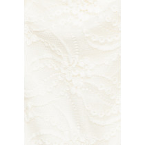 Hot Sale Elegant White Square Neckline Lace Pleated Design Asymmetric Hem Women Long Dress