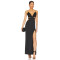 Woman's High quality Backless Camisole Sleeveless V neck Cut out Woman's Long Dress