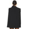 2025 Hot Sale Cool Stylish Oversized Style Black Double Breasted long blazer