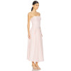 Sweet Customized Off shoulder Backless Pleated High quality Woman's Maxi Dress