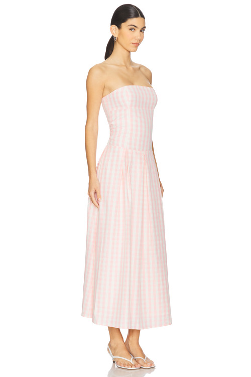 Sweet Customized Off shoulder Backless Pleated High quality Woman's Maxi Dress