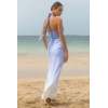 2025 New Design High Quality Halter neckline Bodycon Sleeveless Backless Cut out Woman's Long Dress