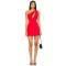 Fashionable Sexy Skin Baring One Shoulder Cut outCamisole Red Bodycon Woman's Mini Dress