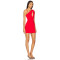 Fashionable Sexy Skin Baring One Shoulder Cut outCamisole Red Bodycon Woman's Mini Dress