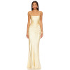 Woman's High quality Sleeveless Backless Camisole Sleeveless Square neck Long Maxi Dress