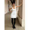 Exqiusite High quality Square neckline Camisole Sleeveless Belt trim Woman's Mini Dress