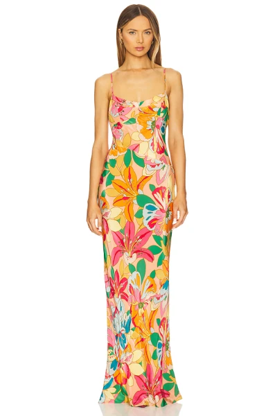 Elegant Fashion Camisole Sleeveless Cut Out Open Back Floral Print Casual Dress