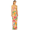 Elegant Fashion Camisole Sleeveless Cut Out Open Back Floral Print Casual Dress