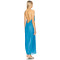 2025 Elegant Halter neck Backless Sleeveless Front slit Fashionable Woman's Long Dress