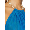 2025 Elegant Halter neck Backless Sleeveless Front slit Fashionable Woman's Long Dress