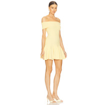 2025 High Quality Camisole Mini Dress Princess style Elegant Off shoulder Woman's Dress