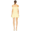 2025 High Quality Camisole Mini Dress Customized Logo Off shoulder Woman's Dress
