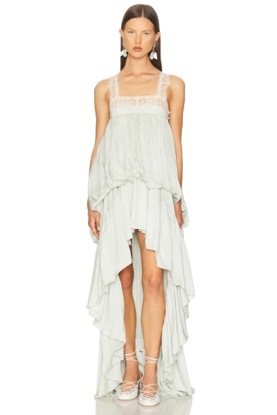 New Design High Quality Camisole High low Dress Customized Logo Lace trims Woman's Dress