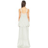 New Design High Quality Camisole High low Dress Customized Logo Lace trims Woman's Dress