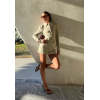 Hot Sale High quality Custom Logo Long Sleeve Formal Blazer style Casual Woman's Mini Dress