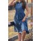 Woman's Pastoral Button front Elegant Freedom Girls Pleat Plaid Dress Ladies Midi Dress
