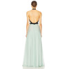 2025 New Design High quality Woman's Halter Deep V neckline Backless Sleeveless Woman's Long Dress