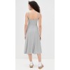 Charming Bodycon Camisole Backless Sleeveless Square neckline Bodycon Woman's Midi Dress