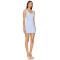 2025 Hot Sale Summer Elegant Light Blue V Neck Sleeveless Flounce Women Mini Dress