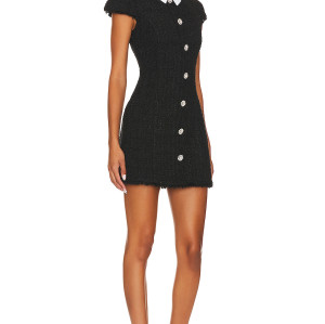 2025 Hot Sale Elegant Fashionable New Brand Indigo Polo Collar Mini Women Dress