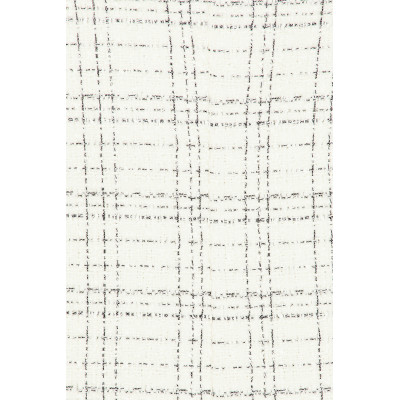 Fashionable Elegant White Tweed Round Neck Short Sleeve Buttoned Figure Hugging Mini Dress