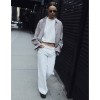 Simple Stylish Straight leg High waist Exiquite Casual Versatile High quality Woman's Pants.