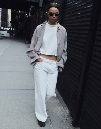 Simple Stylish Straight leg High waist Exiquite Casual Versatile High quality Woman's Pants.