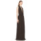 Fashionable High quality Hot sale Woman's Sleeveless Backless Halter Deep neck Backelss Maxi Dress