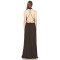 Fashionable High quality Hot sale Woman's Sleeveless Backless Halter Deep neck Backelss Maxi Dress