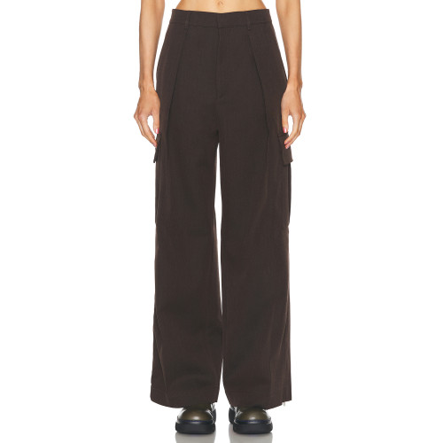 Hot sale Exquisite Fashionable High quality Side Pocket Straight leg Woman's Pants
