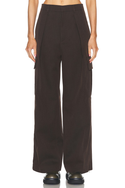 Hot sale Exquisite Fashionable High quality Side Pocket Straight leg Woman's Pants